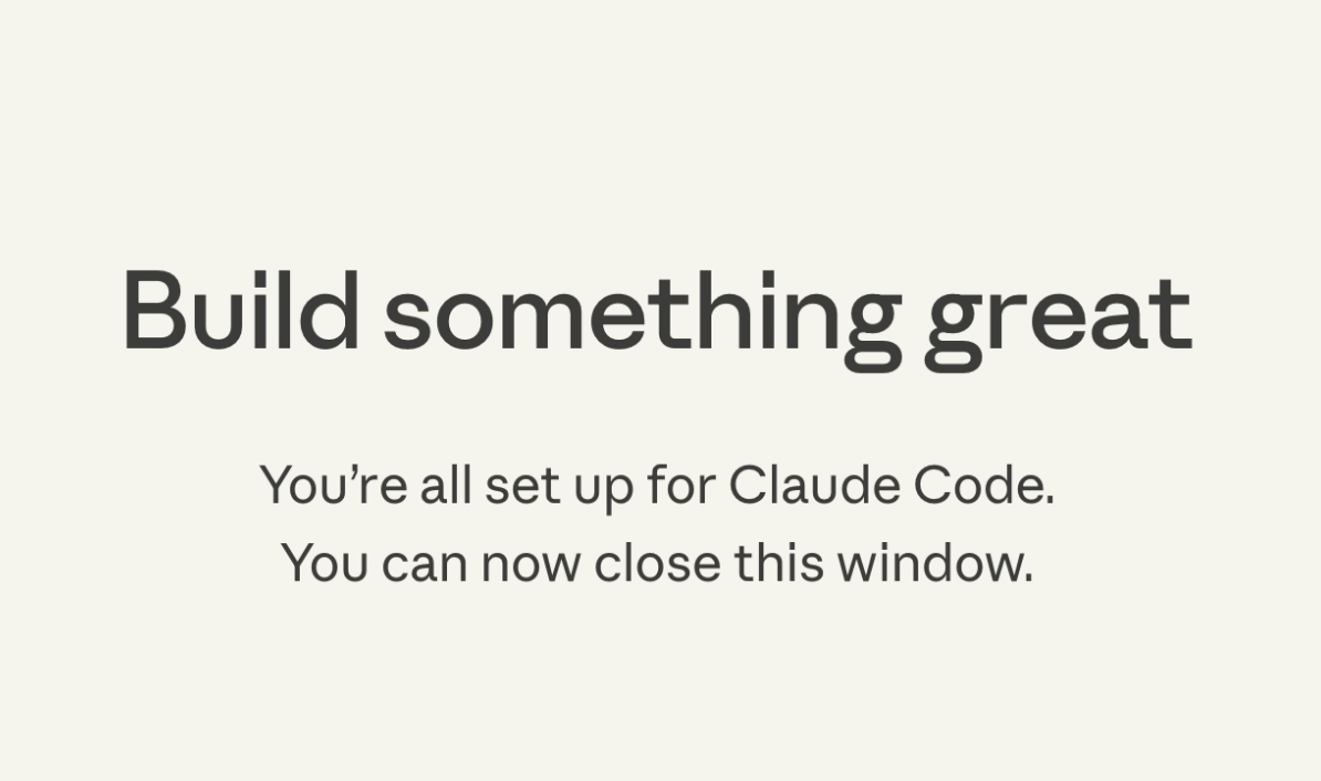 Build something great 畫面