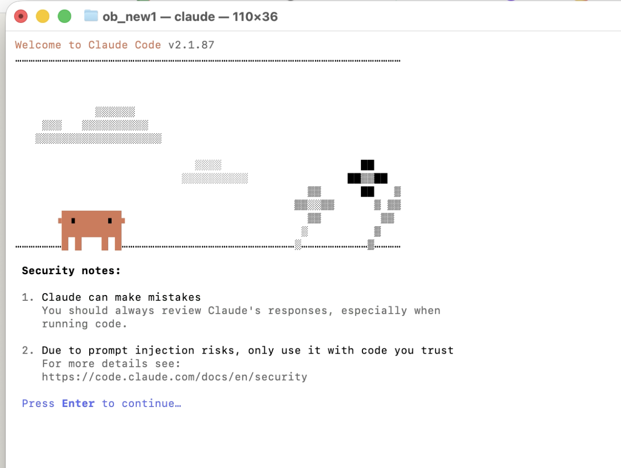 Security notes 畫面